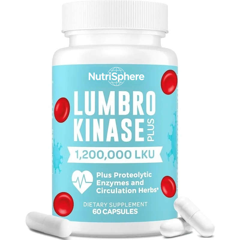 Lumbrokinase Supplement Capsul - đánh giá và giá Herbal Supplement