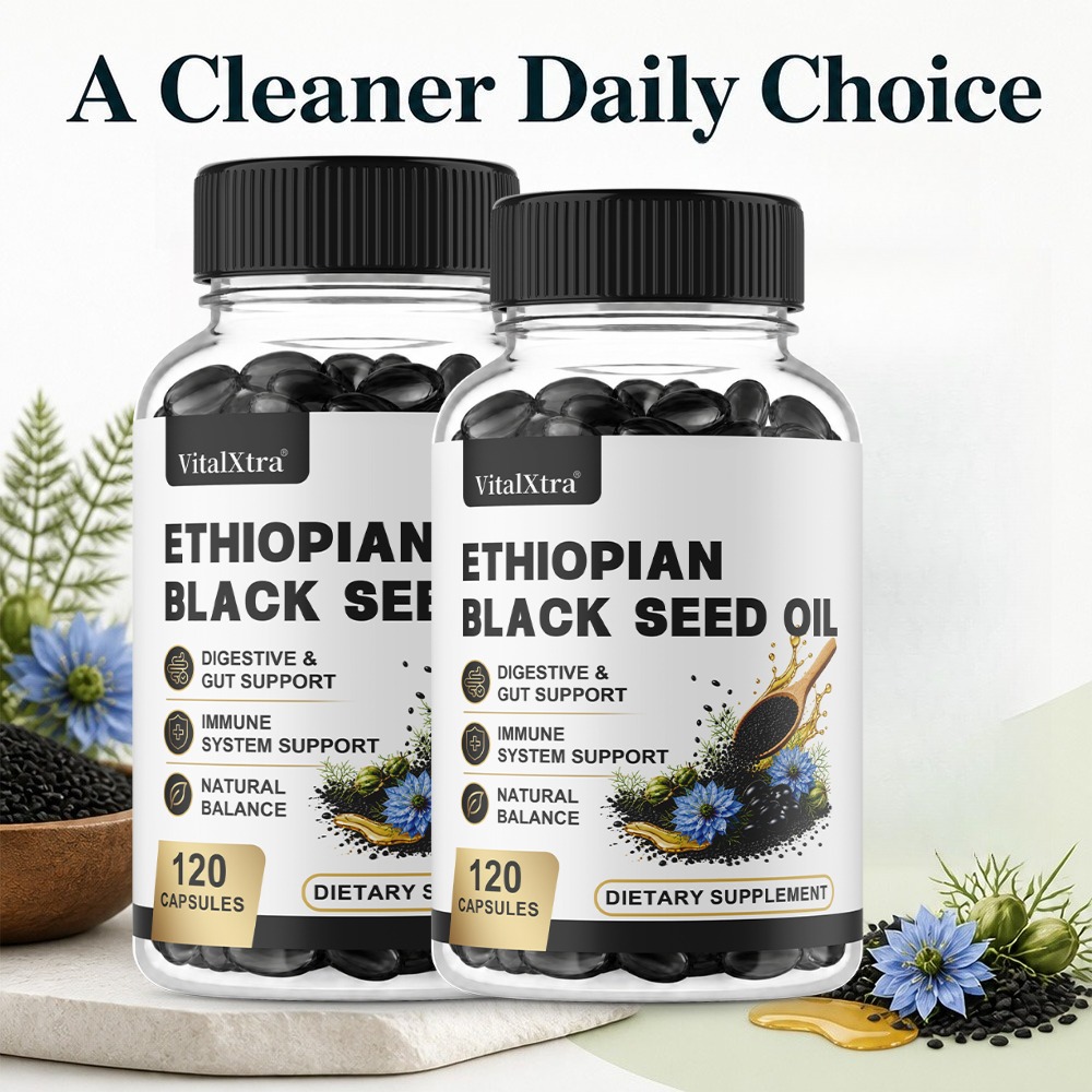 Ethiopian Black Seed Oil Softg - đánh giá và giá Herbal Supplement