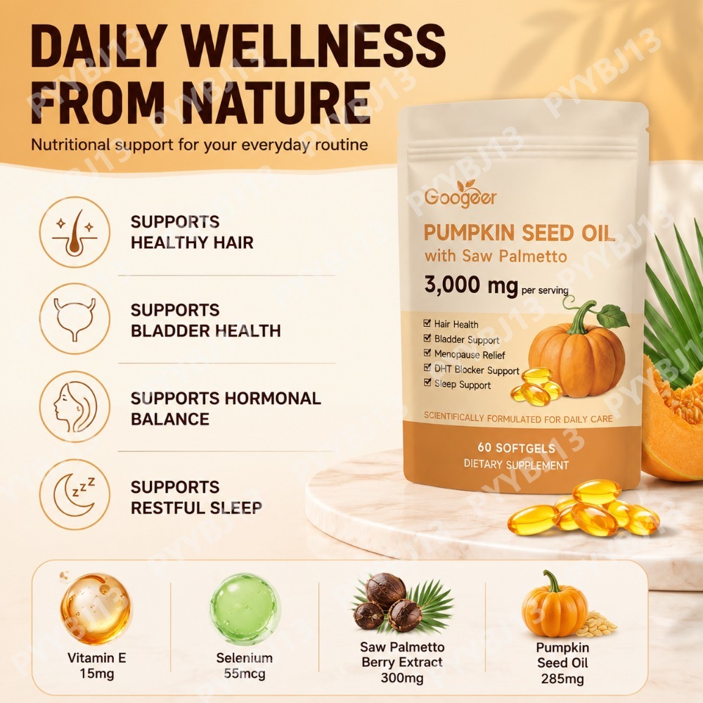 Googeer Pumpkin Seed Oil Softg - đánh giá và giá Herbal Supplement