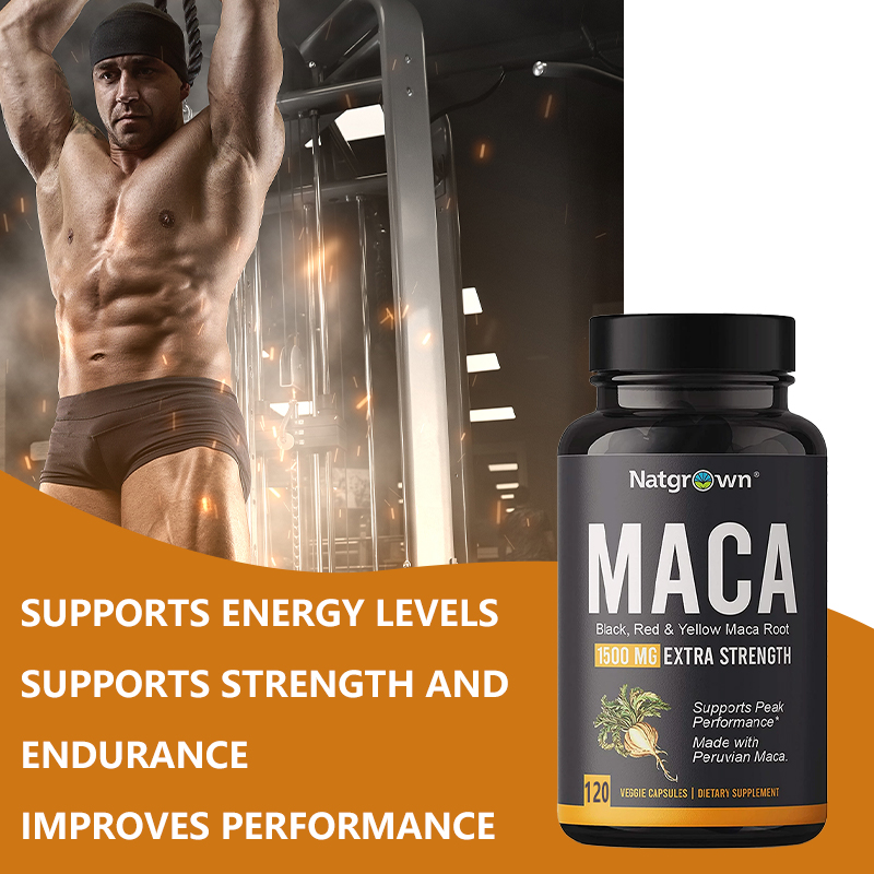 Maca Root Capsules (Black + Re - đánh giá và giá Ginger Tea